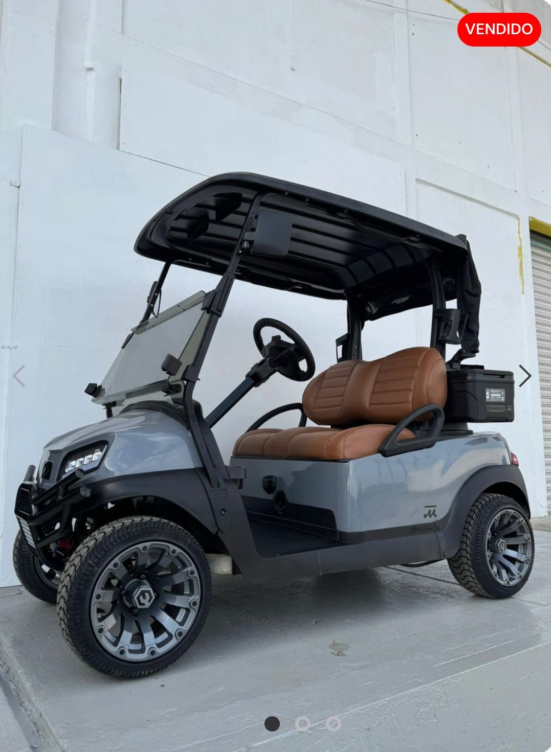 Graphite Gray — Tan Upholstery · Custom Wheels